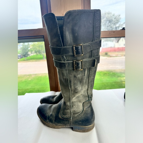 Bed|Stu Distressed Leather Boots - Picture 7 of 8